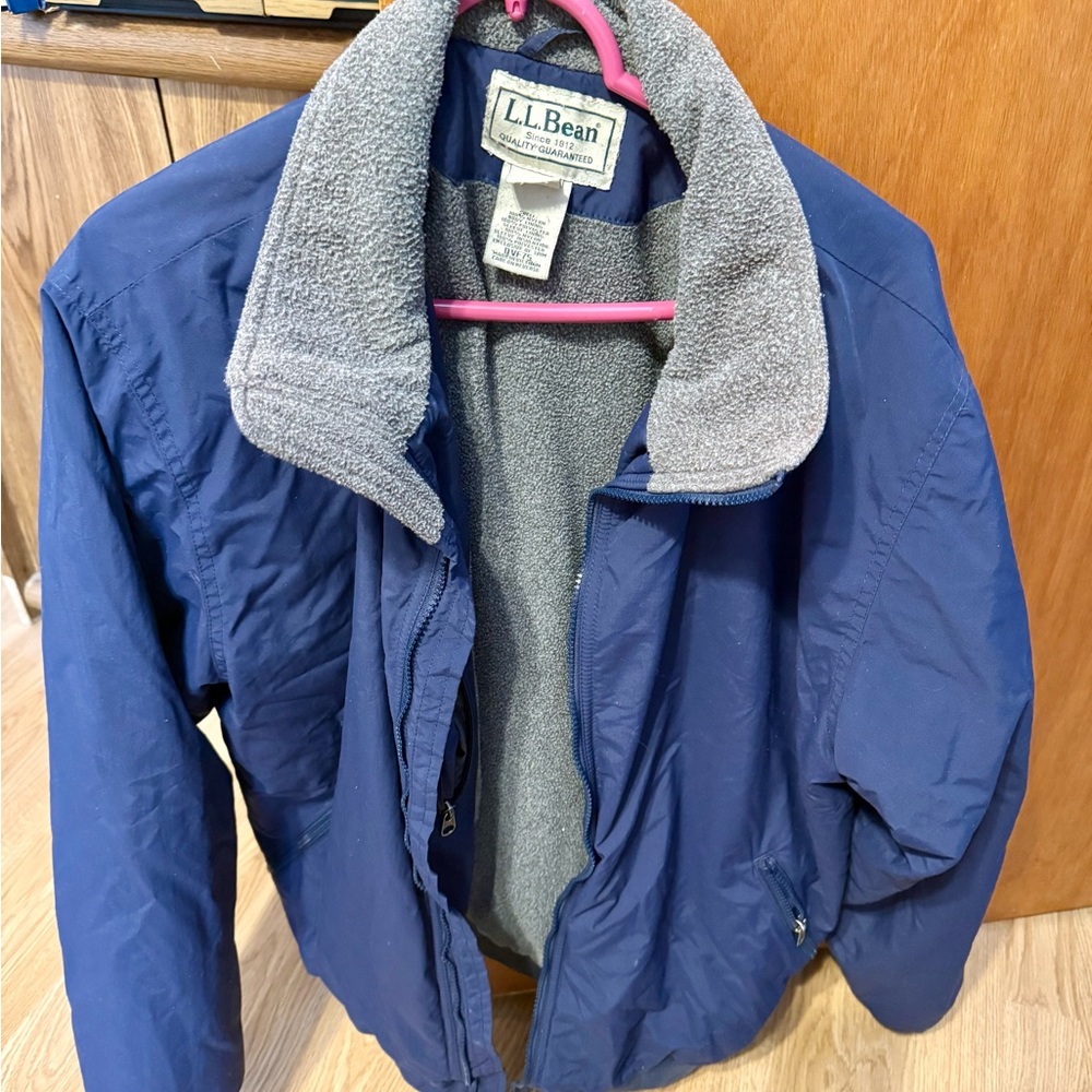 LL Bean men’s fleece lined jacket